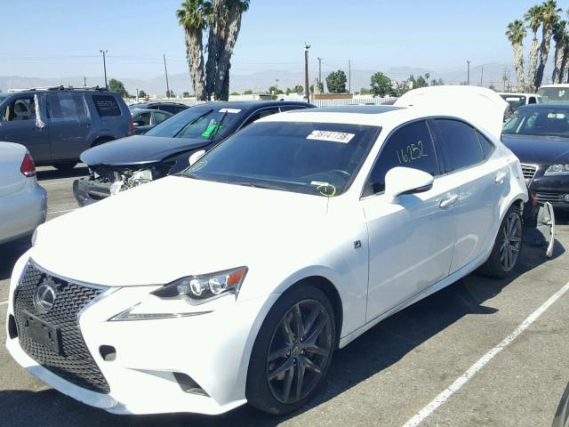 JTHBA1D29G5033100 - 2016 LEXUS IS 200T WHITE photo 2