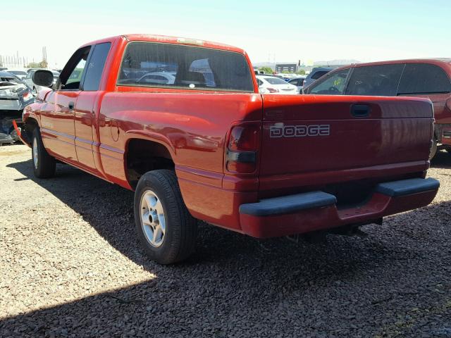 1B7HC13Y91J290090 - 2001 DODGE RAM 1500 RED photo 3