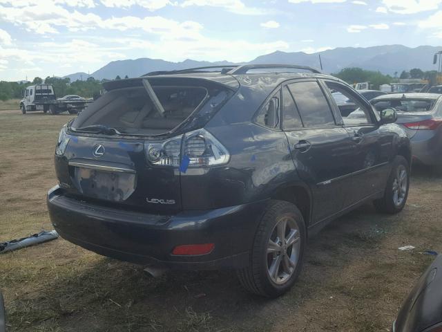 JTJHW31U572033141 - 2007 LEXUS RX 400H GREEN photo 4