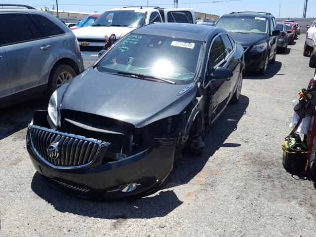 1G4PS5SK4E4109478 - 2014 BUICK VERANO BLACK photo 2