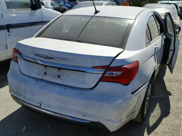 1C3CCBBB0CN129897 - 2012 CHRYSLER 200 TOURIN WHITE photo 4