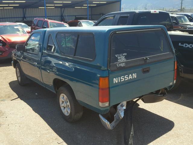 1N6SD11SXVC316317 - 1997 NISSAN TRUCK BASE TEAL photo 3