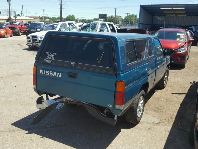 1N6SD11SXVC316317 - 1997 NISSAN TRUCK BASE TEAL photo 4