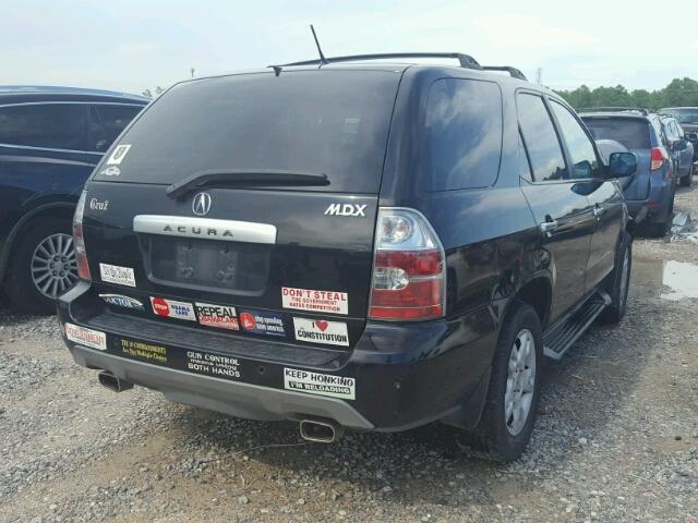 2HNYD18644H532658 - 2004 ACURA MDX TOURIN BLACK photo 4