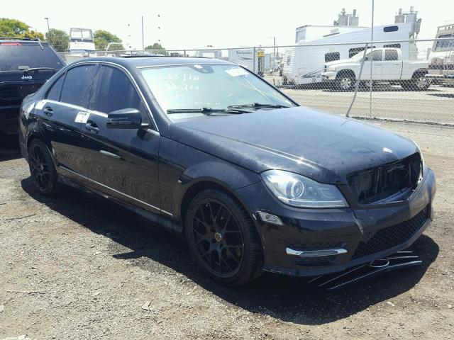 WDDGF5HB7DA815852 - 2013 MERCEDES-BENZ C 350 BLACK photo 1