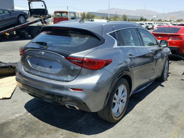 SJKCH5CP2HA015629 - 2017 INFINITI QX30 BASE CHARCOAL photo 4
