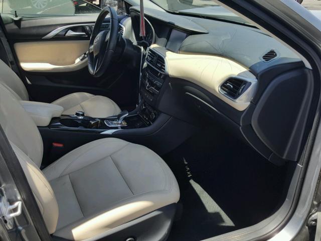 SJKCH5CP2HA015629 - 2017 INFINITI QX30 BASE CHARCOAL photo 5