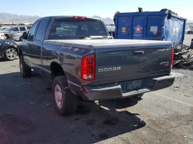 3D7KU28D73G724127 - 2003 DODGE RAM 2500 S GRAY photo 3