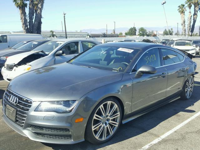 WAU2GAFC3EN016325 - 2014 AUDI A7 PRESTIG GRAY photo 2