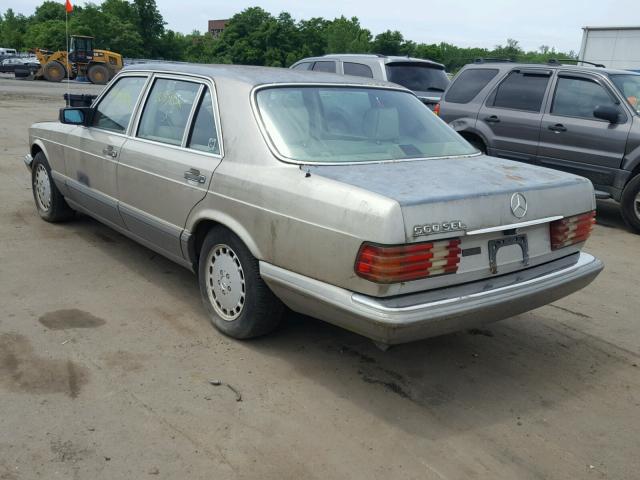 WDBCA39D7HA316579 - 1987 MERCEDES-BENZ 560 SEL SILVER photo 3