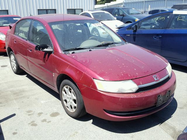 1G8AJ54F74Z184376 - 2004 SATURN ION LEVEL BURGUNDY photo 1