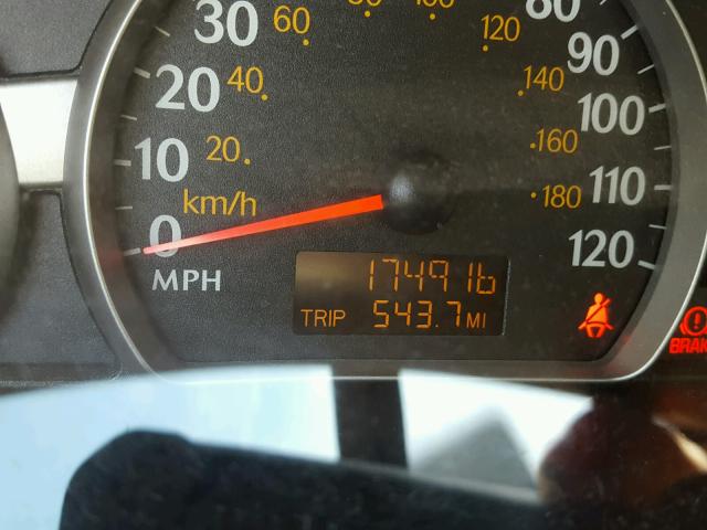 1G8AJ54F74Z184376 - 2004 SATURN ION LEVEL BURGUNDY photo 8