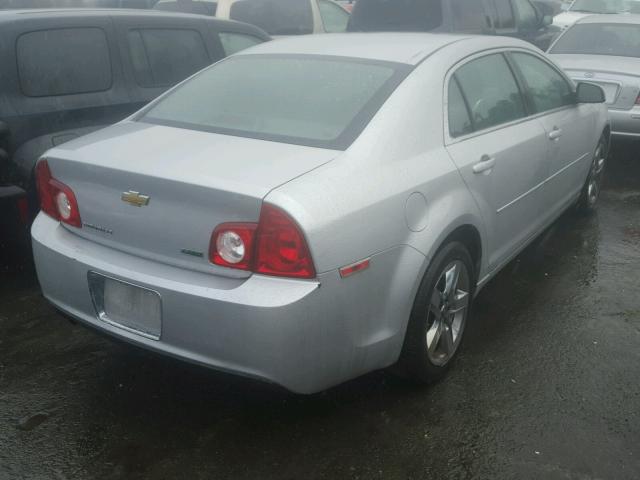 1G1ZC5E04AF255441 - 2010 CHEVROLET MALIBU 1LT ნაცრისფერი ფოტო 4