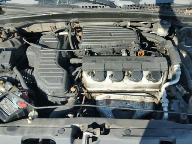 2HGES16355H567283 - 2005 HONDA CIVIC DX V SILVER photo 7