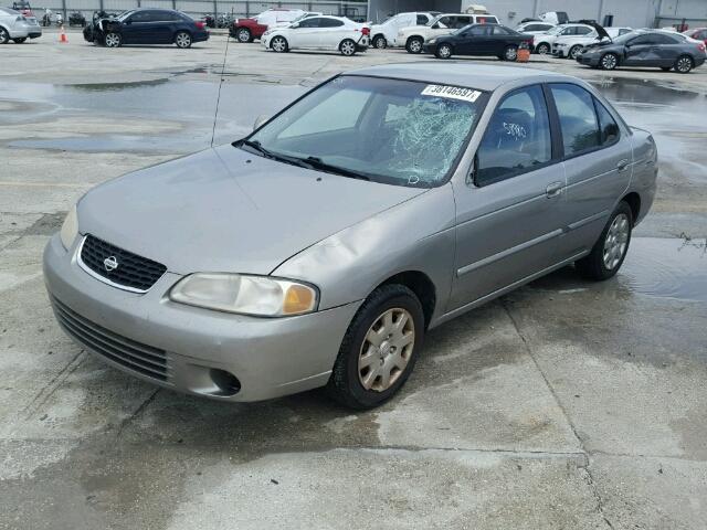 3N1CB51D51L426537 - 2001 NISSAN SENTRA XE/ SILVER photo 2