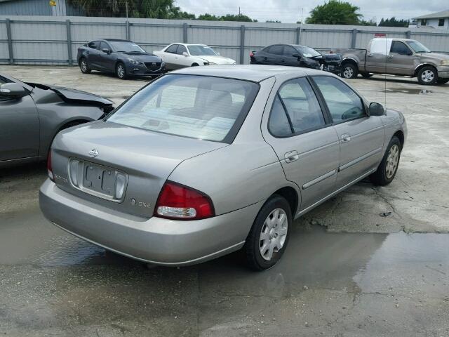 3N1CB51D51L426537 - 2001 NISSAN SENTRA XE/ SILVER photo 4