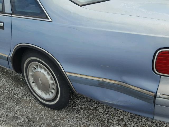 1G1BL53E2PW154956 - 1993 CHEVROLET CAPRICE CL BLUE photo 9