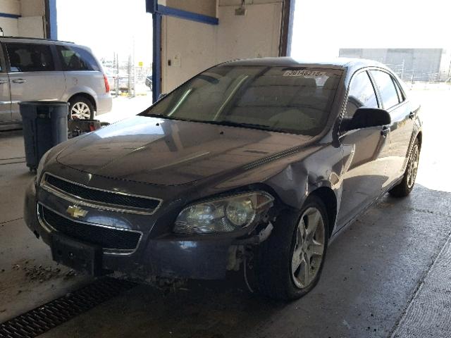 1G1ZB5EB9A4139992 - 2010 CHEVROLET MALIBU LS ნაცრისფერი ფოტო 2