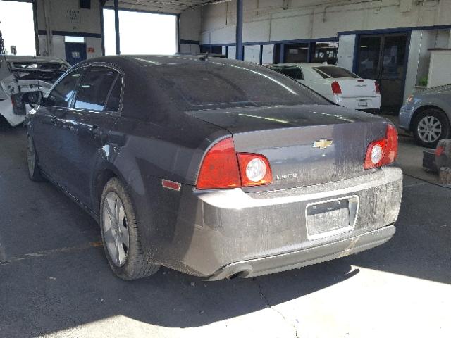 1G1ZB5EB9A4139992 - 2010 CHEVROLET MALIBU LS ნაცრისფერი ფოტო 3