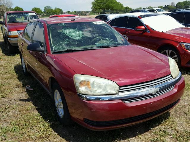 1G1ZT54895F154599 - 2005 CHEVROLET MALIBU LS 红色 照片 1