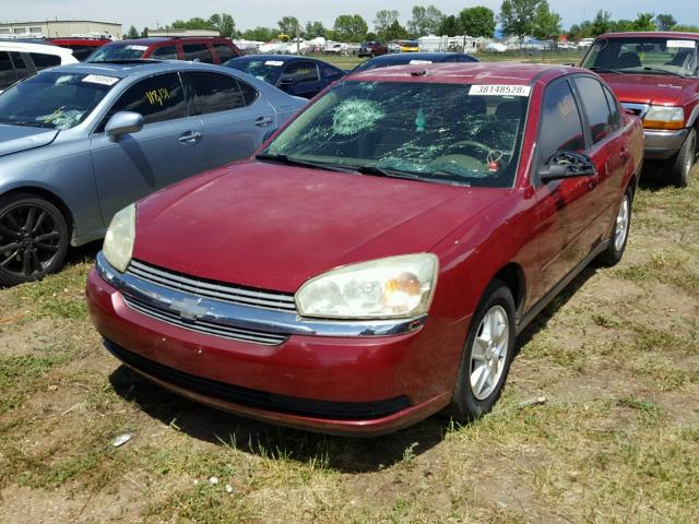 1G1ZT54895F154599 - 2005 CHEVROLET MALIBU LS 红色 照片 2