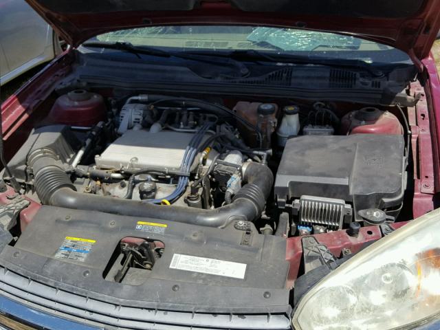 1G1ZT54895F154599 - 2005 CHEVROLET MALIBU LS 红色 照片 7