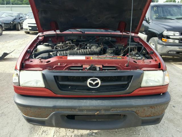 4F4YR12D23TM22229 - 2003 MAZDA B2300 RED photo 7