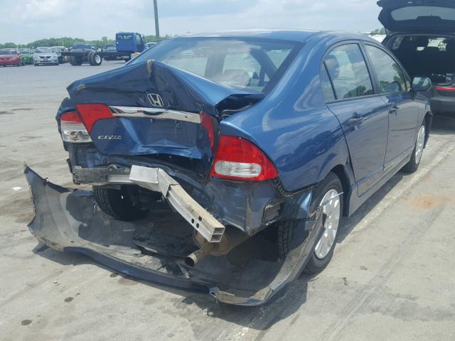 19XFA1F39BE032180 - 2011 HONDA CIVIC VP BLUE photo 4