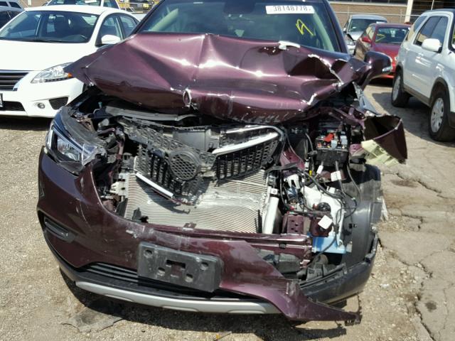 KL4CJASB6HB125934 - 2017 BUICK ENCORE PRE BURGUNDY photo 9