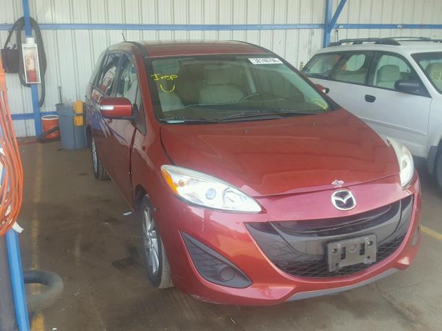 JM1CW2BL7D0156170 - 2013 MAZDA 5 RED photo 1