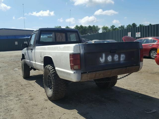 1JTWE651XGT210841 - 1986 JEEP COMANCHE C BLACK photo 3