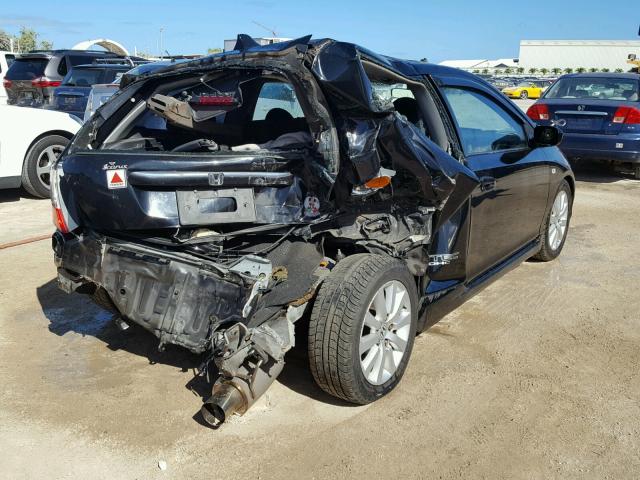 SHHEP33504U505438 - 2004 HONDA CIVIC SI BLACK photo 4