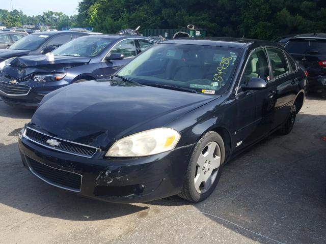 2G1WD58C169127664 - 2006 CHEVROLET IMPALA SUP 黑色 照片 2