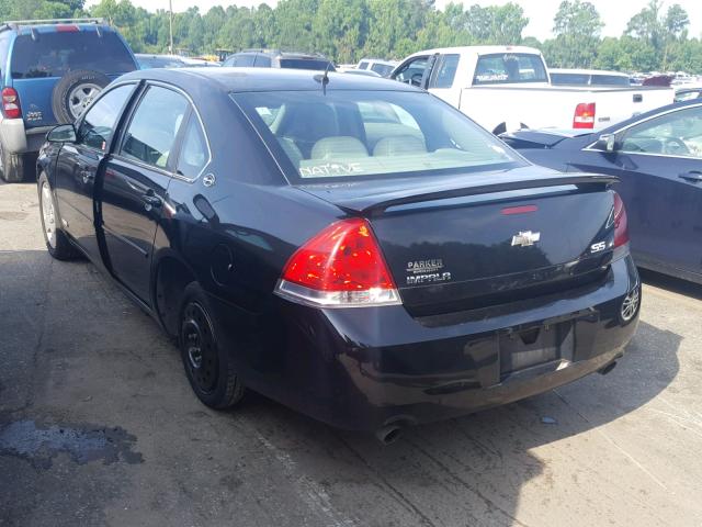 2G1WD58C169127664 - 2006 CHEVROLET IMPALA SUP 黑色 照片 3