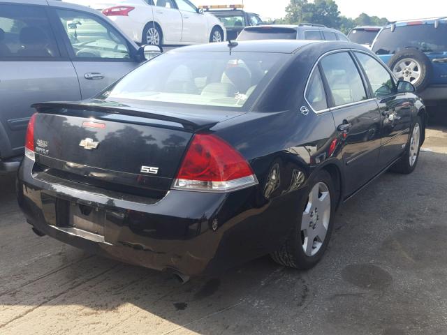 2G1WD58C169127664 - 2006 CHEVROLET IMPALA SUP 黑色 照片 4