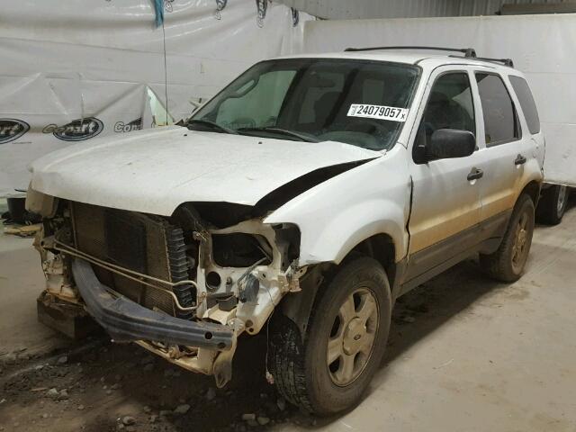 1FMYU03194DA19197 - 2004 FORD ESCAPE XLT WHITE photo 2