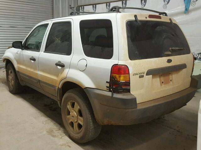 1FMYU03194DA19197 - 2004 FORD ESCAPE XLT WHITE photo 3