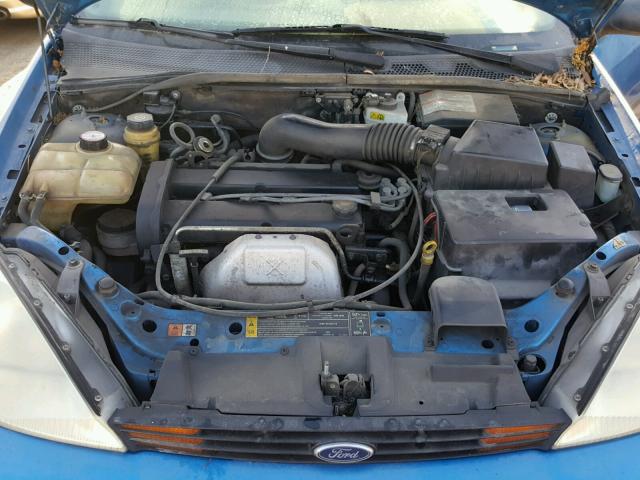 3FAHP3134YR212975 - 2000 FORD FOCUS ZX3 BLUE photo 7