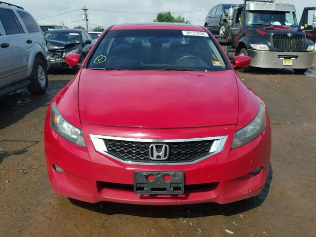 1HGCS228X9A007570 - 2009 HONDA ACCORD EXL RED photo 9