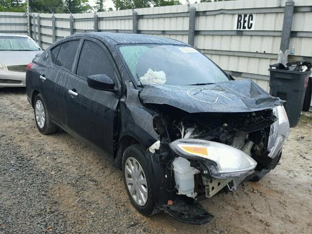 3N1CN7AP6GL812888 - 2016 NISSAN VERSA S BLACK photo 1