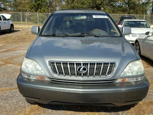 JTJGF10U220125295 - 2002 LEXUS RX 300 SILVER photo 9