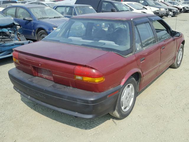 1G8ZG5595RZ139776 - 1994 SATURN SL1 RED photo 4