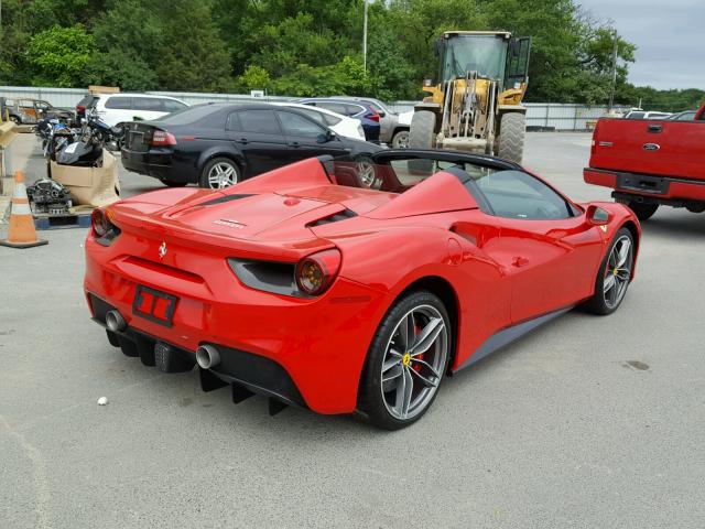 ZFF80AMA3H0226011 - 2017 FERRARI 488 SPIDER RED photo 4