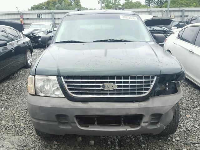 1FMZU62E52ZB47867 - 2002 FORD EXPLORER X GREEN photo 10