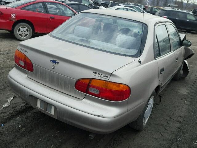 1Y1SK52812Z412926 - 2002 CHEVROLET GEO PRIZM 金色 照片 4