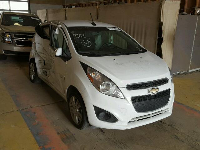 KL8CB6S91EC576622 - 2014 CHEVROLET SPARK WHITE photo 1