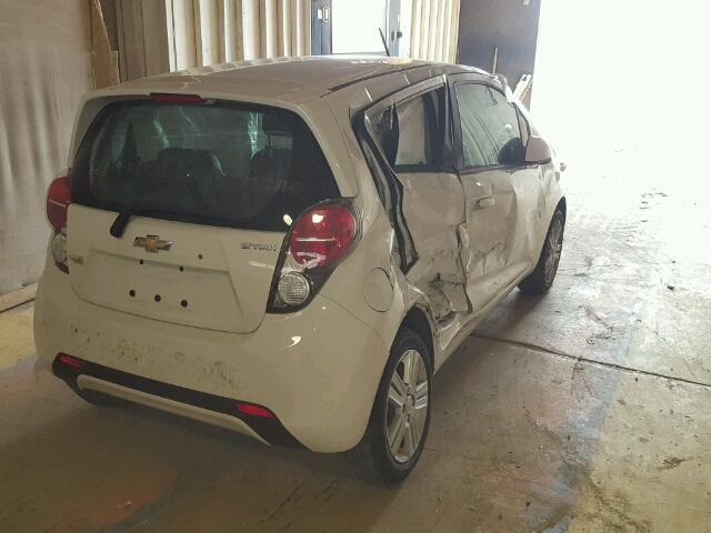 KL8CB6S91EC576622 - 2014 CHEVROLET SPARK WHITE photo 4