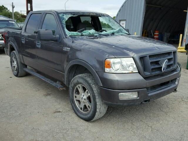 1FTPW145X4KB30533 - 2004 FORD F150 SUPER GRAY photo 1