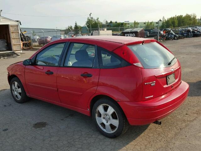 1FAFP37NX7W337863 - 2007 FORD FOCUS ZX5 RED photo 3