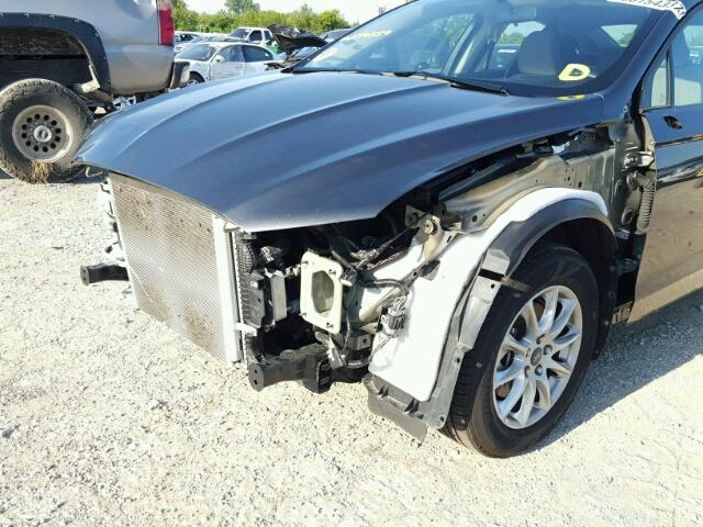 3FA6P0G76HR279559 - 2017 FORD FUSION S GRAY photo 9